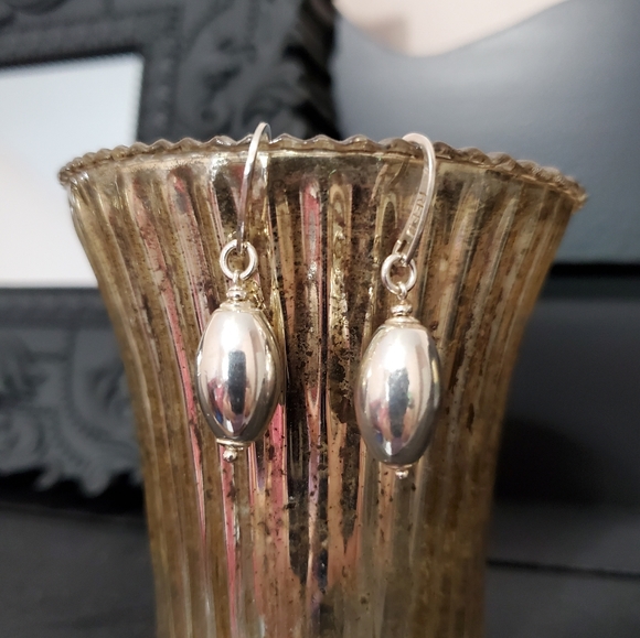 REEB Italian Sterling Drop Earrings - Picture 4 of 10